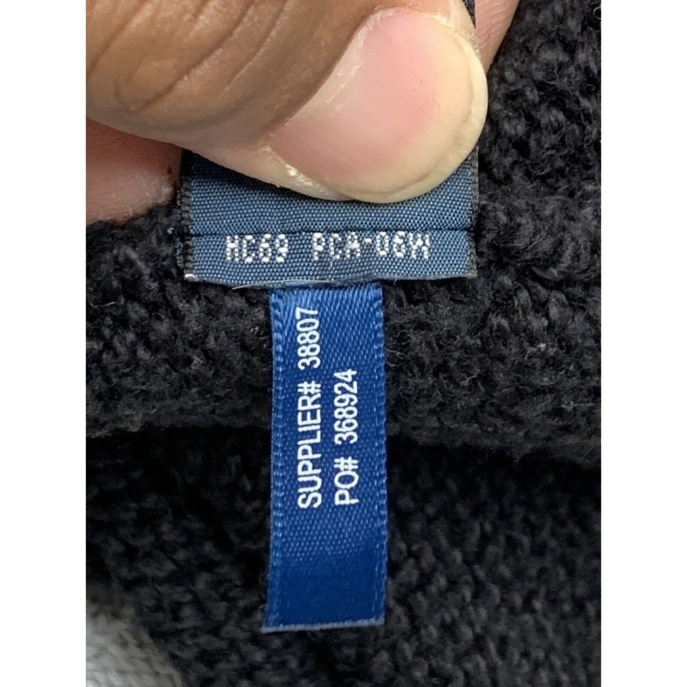 Polo Ralph Lauren 1/4 Zip Sweater Men's Size  XXL Black RN 41381 - Picture 16 of 16